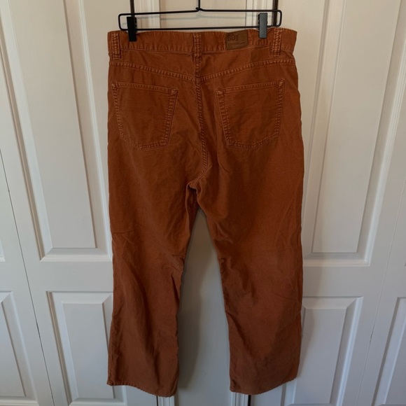 BDG Womens Rust/Orange Super Soft Moleskin 100% Cotton Boot Cut Jeans Size 34x32 - Picture 7 of 13